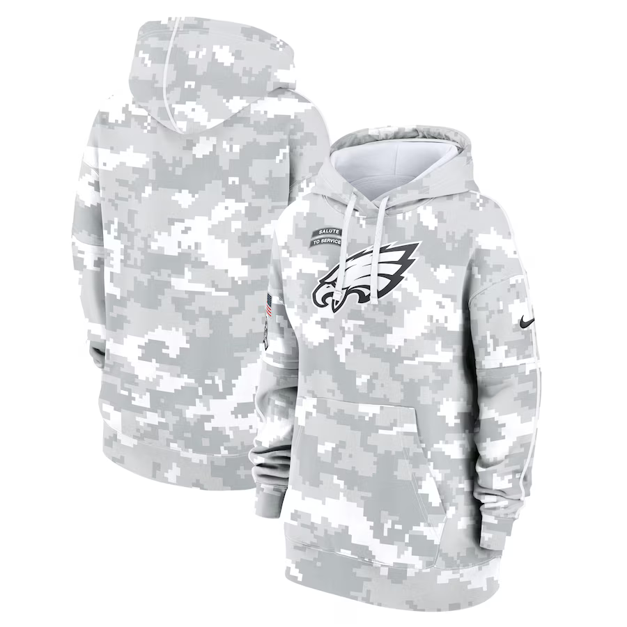 Women Philadelphia Eagles 2024 Nike NFL hoodie->women nfl jersey->Women Jersey